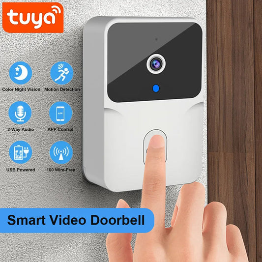 Wi-Fi - Video Doorbell with Wireless HD Camera