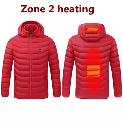Men 9 Areas Heated Jacket